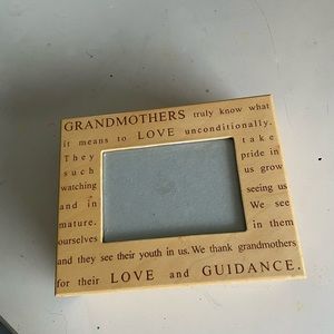 GRANDMOTHERS LOVE Wooden Jewelry Box organizer With Picture Insert